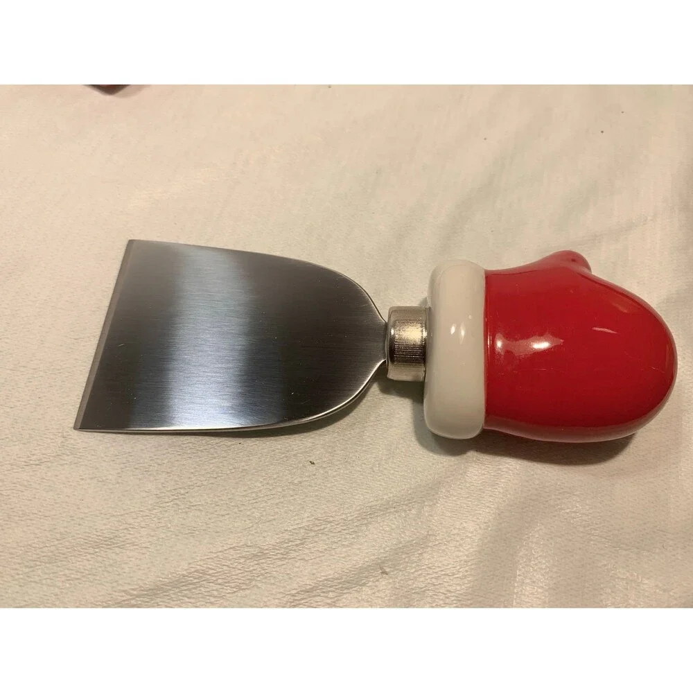 Dept 56 Christmas cheese spreaders